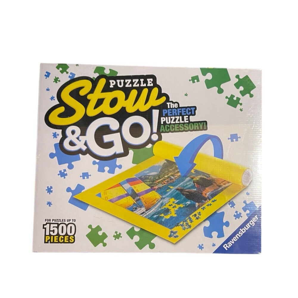 Ravensburger Puzzle Stow & Go! Roll Up Storage Mat 46" x 26" ~ New